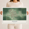 Map of Howard, South Dakota, 12 x 18 inch unframed archival matte print
