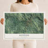 Map of Keystone, South Dakota, 12 x 18 inch unframed archival matte print