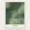 Kidder, South Dakota map print, the full design