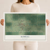 Map of Kimball, South Dakota, 12 x 18 inch unframed archival matte print