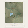 Lantry, South Dakota map print, the full design