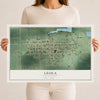 Map of Leola, South Dakota, 12 x 18 inch unframed archival matte print