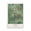 Map of Marion, South Dakota, 12 x 18 inch unframed archival matte print