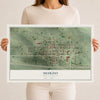 Map of Murdo, South Dakota, 12 x 18 inch unframed archival matte print