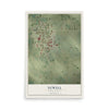 Map of Newell, South Dakota, 12 x 18 inch unframed archival matte print