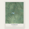 Parmelee, South Dakota map print, the full design