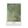 Map of Quinn, South Dakota, 12 x 18 inch unframed archival matte print