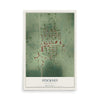 Map of Stickney, South Dakota, 12 x 18 inch unframed archival matte print