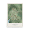Map of Wessington, South Dakota, 12 x 18 inch unframed archival matte print