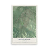 Map of Belle Meade, Tennessee, 12 x 18 inch unframed archival matte print