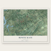 Bonny Kate, Tennessee map print, the full design