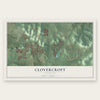 Clovercroft, Tennessee map print, the full design