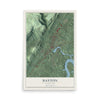 Map of Dayton, Tennessee, 12 x 18 inch unframed archival matte print