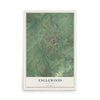 Map of Englewood, Tennessee, 12 x 18 inch unframed archival matte print