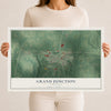 Map of Grand Junction, Tennessee, 12 x 18 inch unframed archival matte print