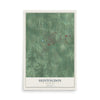 Map of Huntingdon, Tennessee, 12 x 18 inch unframed archival matte print