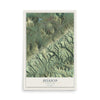Map of Jellico, Tennessee, 12 x 18 inch unframed archival matte print