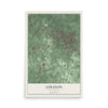 Map of Lebanon, Tennessee, 12 x 18 inch unframed archival matte print