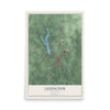 Map of Lexington, Tennessee, 12 x 18 inch unframed archival matte print