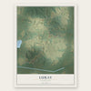 Luray, Tennessee map print, the full design
