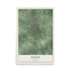 Map of Martin, Tennessee, 12 x 18 inch unframed archival matte print