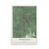 Map of McMinnville, Tennessee, 12 x 18 inch unframed archival matte print