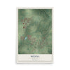 Map of Medina, Tennessee, 12 x 18 inch unframed archival matte print
