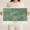 Map of Michie, Tennessee, 12 x 18 inch unframed archival matte print