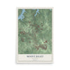 Map of Mount Juliet, Tennessee, 12 x 18 inch unframed archival matte print