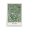 Map of Oak Hill, Tennessee, 12 x 18 inch unframed archival matte print