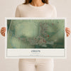 Map of Obion, Tennessee, 12 x 18 inch unframed archival matte print