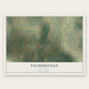Palmersville, Tennessee map print, the full design