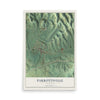 Map of Parrottsville, Tennessee, 12 x 18 inch unframed archival matte print