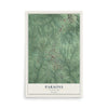 Map of Parsons, Tennessee, 12 x 18 inch unframed archival matte print