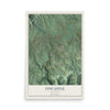 Map of Fincastle, Tennessee, 12 x 18 inch unframed archival matte print