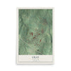 Map of Gray, Tennessee, 12 x 18 inch unframed archival matte print