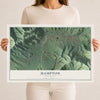 Map of Hampton, Tennessee, 12 x 18 inch unframed archival matte print