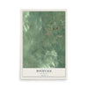 Map of Rockvale, Tennessee, 12 x 18 inch unframed archival matte print