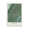 Map of Red Bank, Tennessee, 12 x 18 inch unframed archival matte print