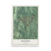 Map of Ridgeside, Tennessee, 12 x 18 inch unframed archival matte print