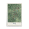 Map of Ripley, Tennessee, 12 x 18 inch unframed archival matte print