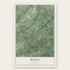Ritta, Tennessee map print, the full design