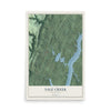 Map of Sale Creek, Tennessee, 12 x 18 inch unframed archival matte print