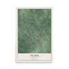 Map of Selmer, Tennessee, 12 x 18 inch unframed archival matte print