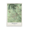 Map of Smithville, Tennessee, 12 x 18 inch unframed archival matte print