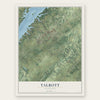 Talbott, Tennessee map print, the full design