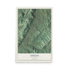 Map of Unicoi, Tennessee, 12 x 18 inch unframed archival matte print