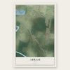Abram, Texas map print, the full design