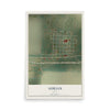 Map of Adrian, Texas, 12 x 18 inch unframed archival matte print