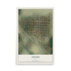 Map of Anton, Texas, 12 x 18 inch unframed archival matte print